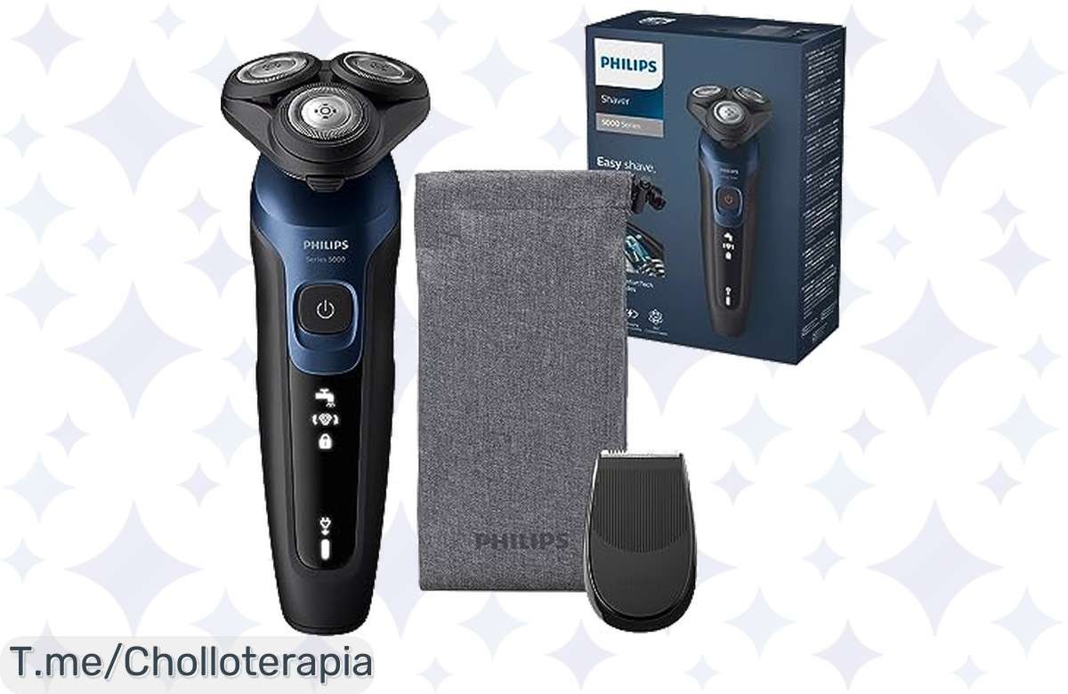 Philips 5000: La afeitadora eléctrica con 27 cuchillas a precio de ganga ¡Corre que se agotan!