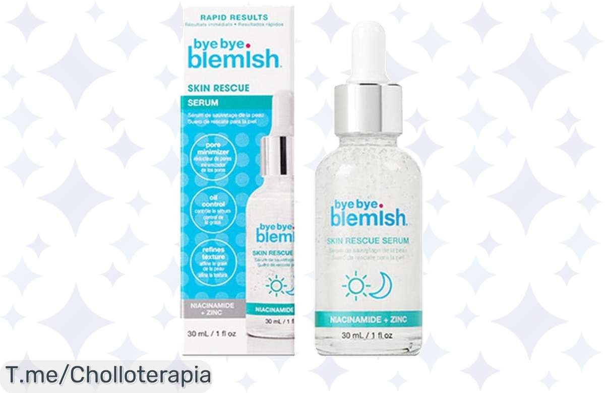 Piel de lujo por menos: Sérum Bye Bye Blemish, adiós poros e imperfecciones.