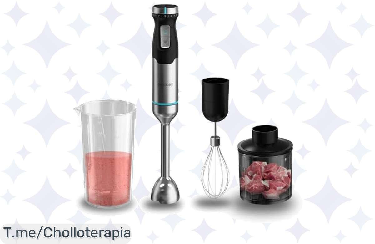 Potencia brutal en tu cocina: la Batidora de Mano Cecotec Power Pulsar 2300MAX a un precio loco. Simplifica tus recetas con este super chollo, ¡compra ahora antes de que se agote!