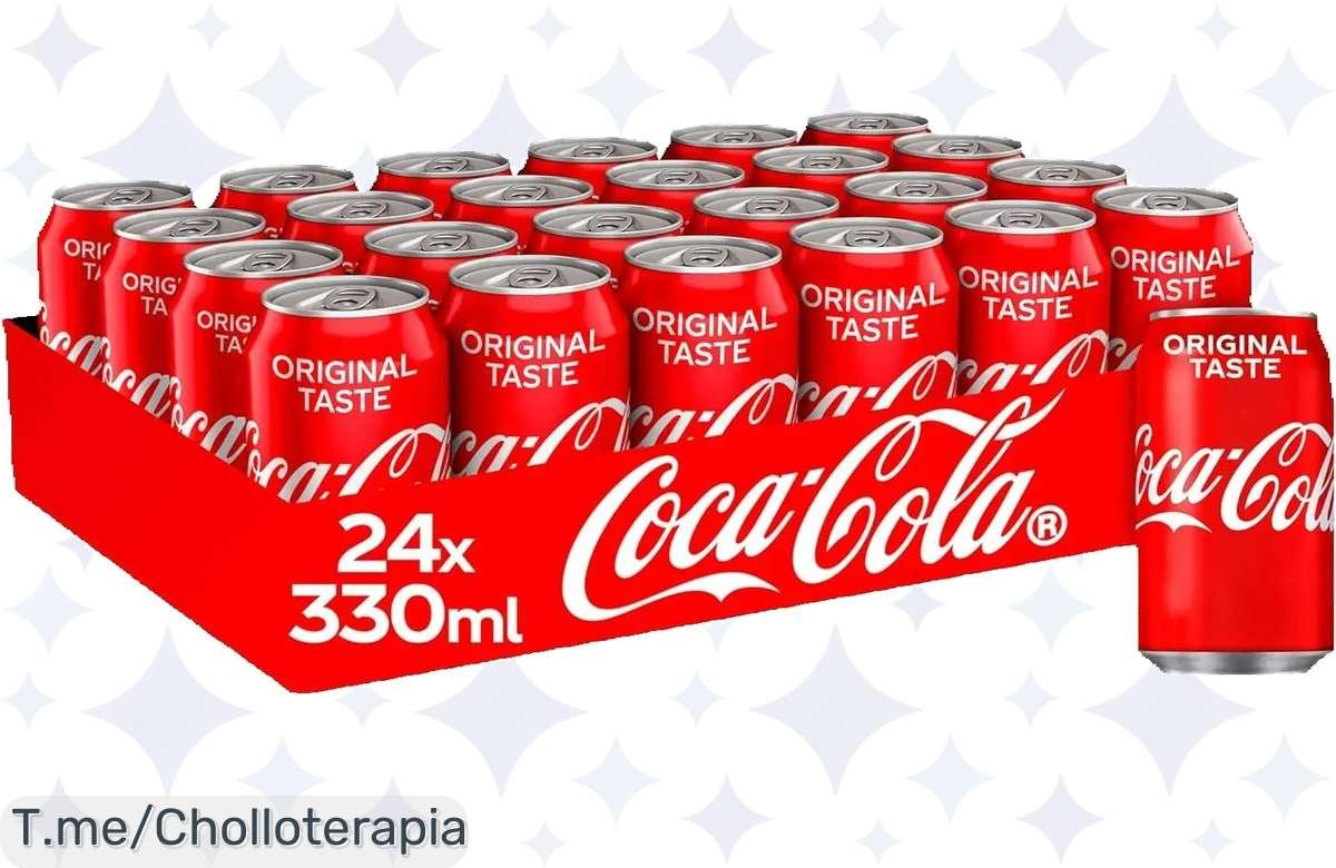 Precio loco: 24 latas de Coca Cola casi regaladas, ¡corre y aprovéchalo!