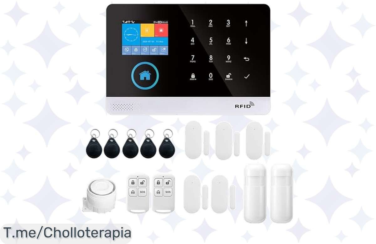 Protege tu hogar y controla todo desde tu móvil con el Irishom Alarma Inalámbrica a precio de locura