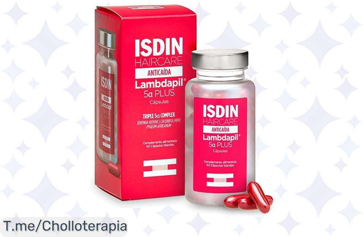 Recupera tu cabello con el super chollo Isdin Lambdapil 5A Plus, frena la caída y revitaliza tu melena, ¡compra ahora y aprovecha este ofertón antes que se agote!