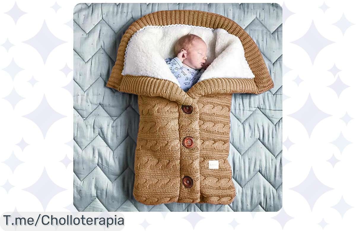 Regala a tu bebé el abrigo que merece con nuestro saco de dormir suave como la Cachemira, ¡ofertón limitado que no puedes dejar pasar! Haz tu pedido ya y disfruta de este super chollo.