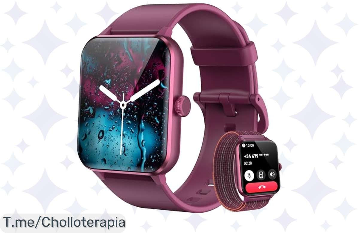 Reloj inteligente con llamadas y 100 modos deportivos: ¡Oferta de locura!