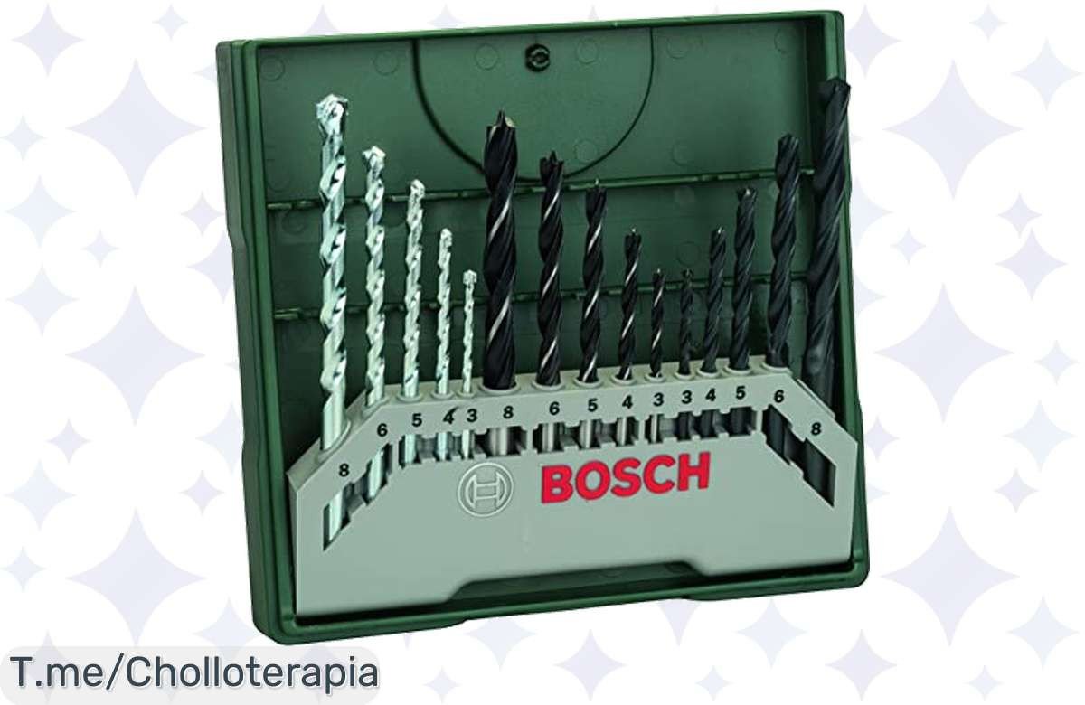 Renueva tu caja de herramientas ahora: set de brocas Bosch de 15 en un chollazo, ¡desempolva tu creatividad y deleita a tu herramienta con esta increíble oferta!