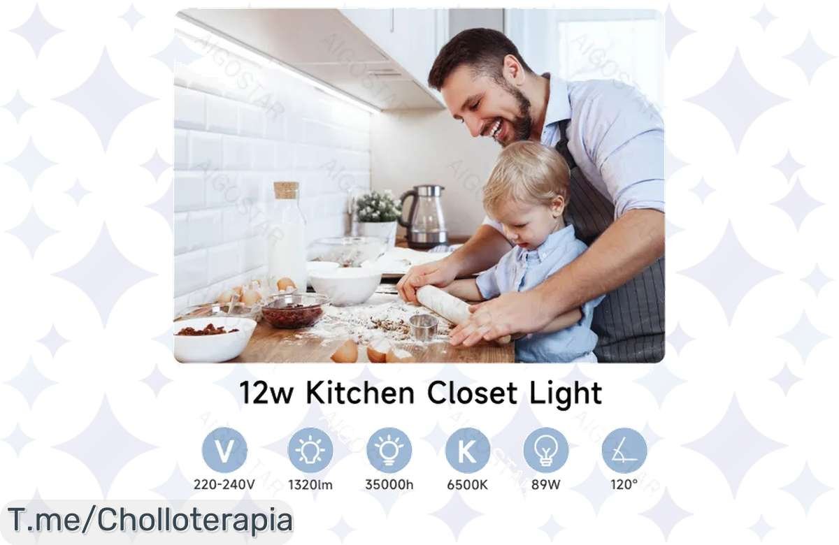 Renueva tu cocina con Aigostar LED: ¡Luz de 6500K para un hogar increíble!