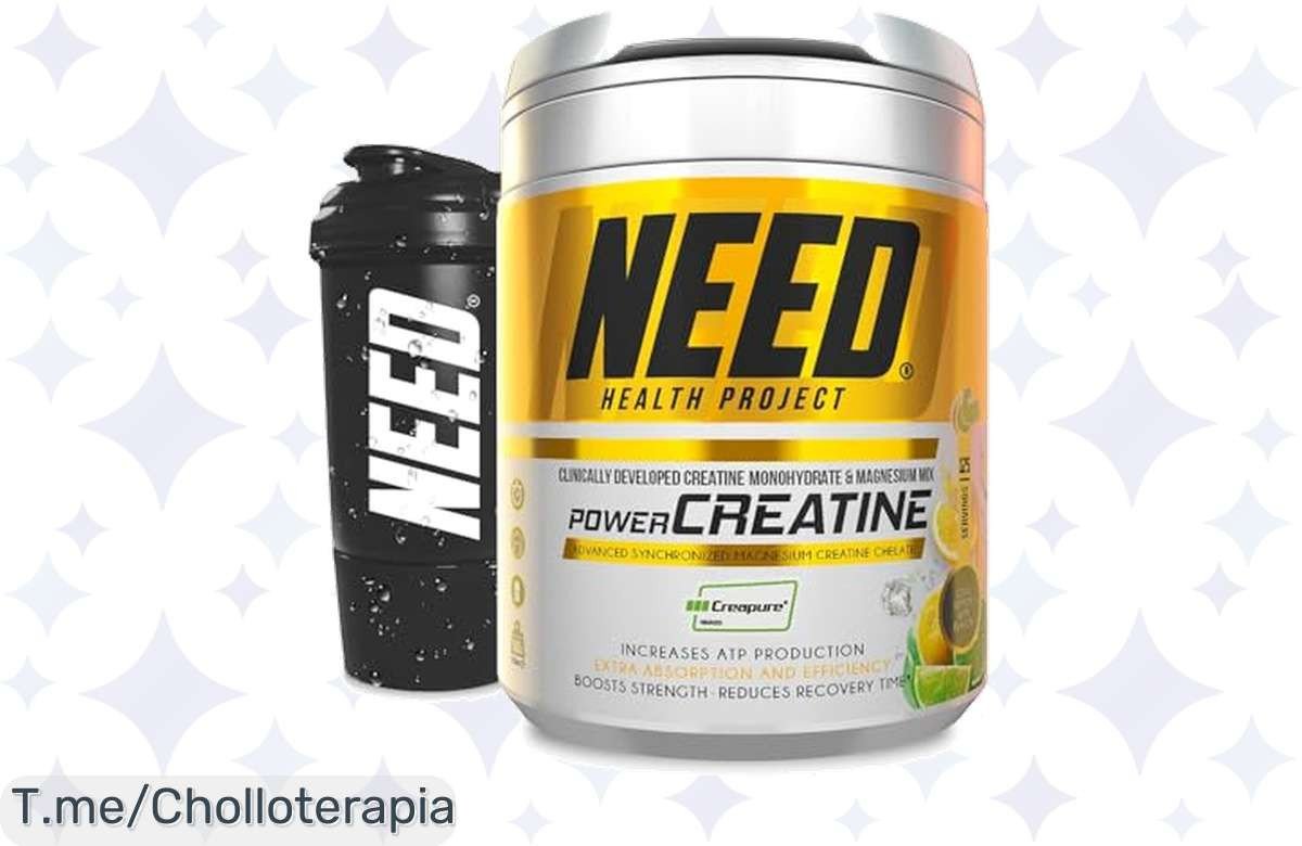 Revienta tus marcas con Creapure y shaker gratis, ¡sabores brutales y absorción relámpago! Usa tu código y arrasa con esta ofertaza, ¡corre que vuela!