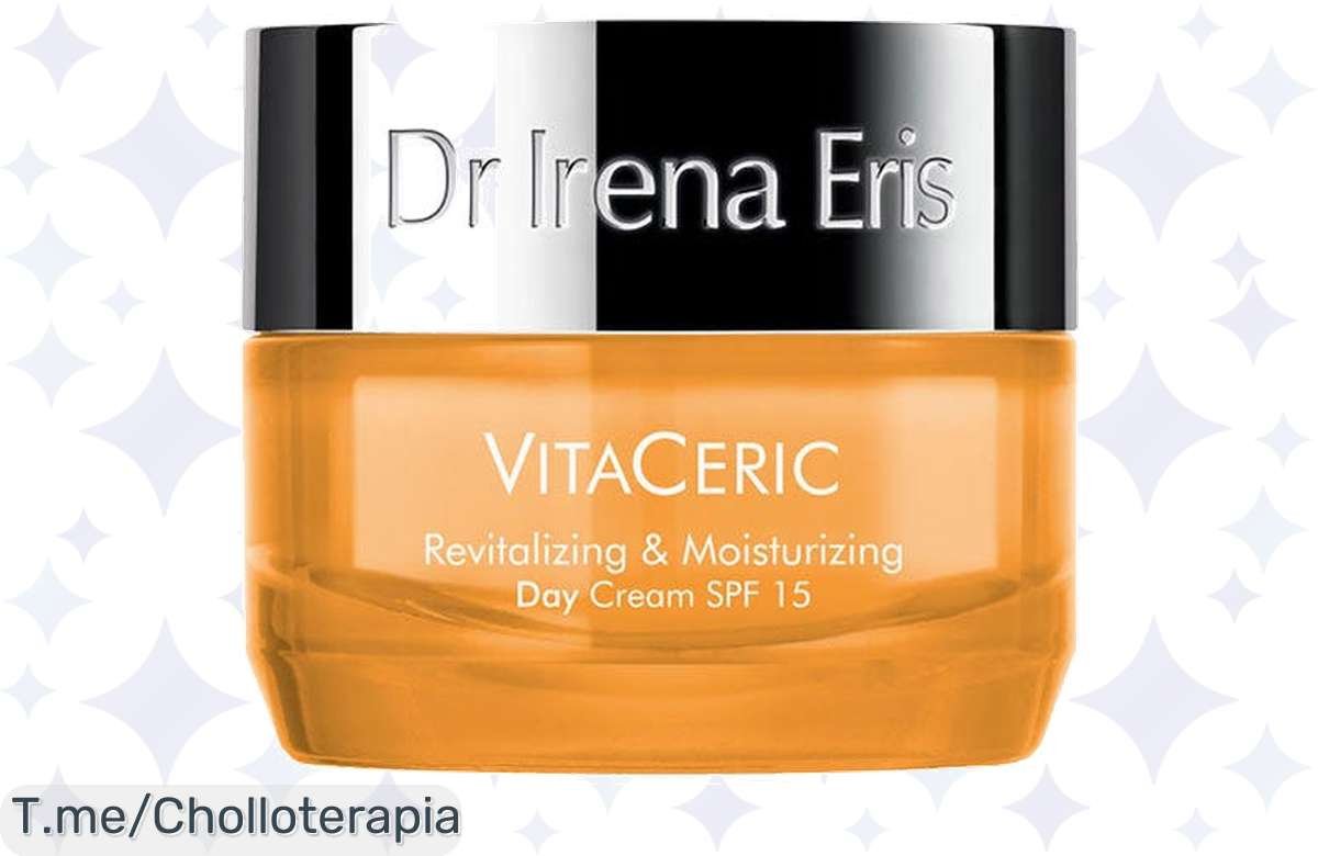 Revitaliza tu piel con la crema de día Dr Irena Eris: nutrición y protección SPF 15 a un precio loco. No dejes pasar este ofertón, ¡cómprala ya y siéntete radiante!