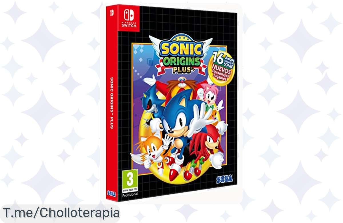 Revive tu infancia con Sonic Origins PLUS LE: ¡edición física en oferta única! Disfruta de un modo clásico y descubre un increíble libro de arte. ¡Compra ahora antes de que se agote!