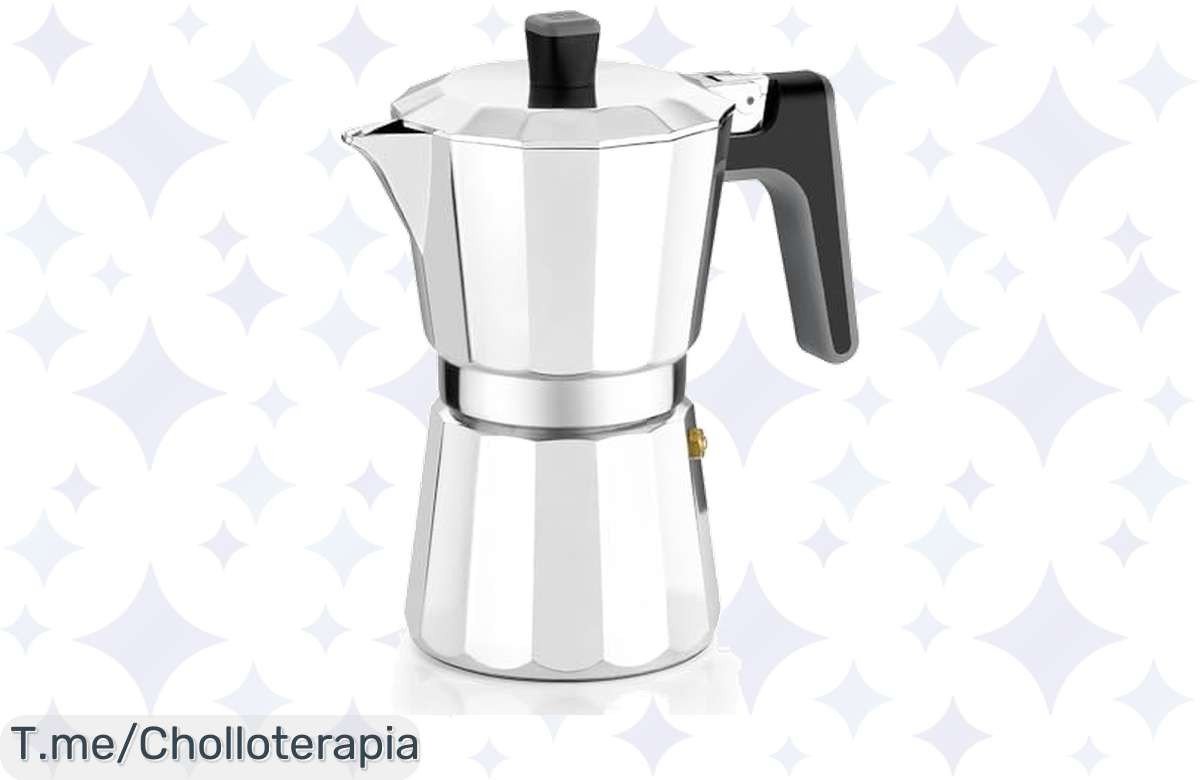 Revoluciona tu café con la Cafetera Italiana de 12 tazas: Diseño moderno, ahorro de energía y ¡ofertón único que no puedes dejar pasar, stock limitado!