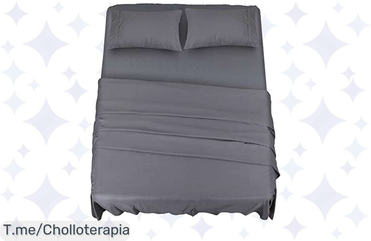 Revoluciona tu descanso con el super chollo de Utopia Bedding: sábanas de microfibra cepillada, comodidad en cada estación. Aprovecha este ofertón antes de que se agoten.