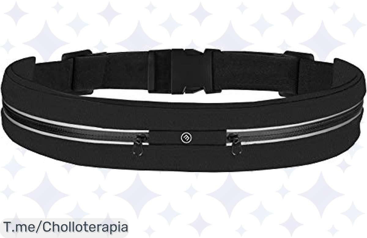 Riñonera deportiva ganga: ¡Corre sin preocuparte por la lluvia ni perder tus cosas!