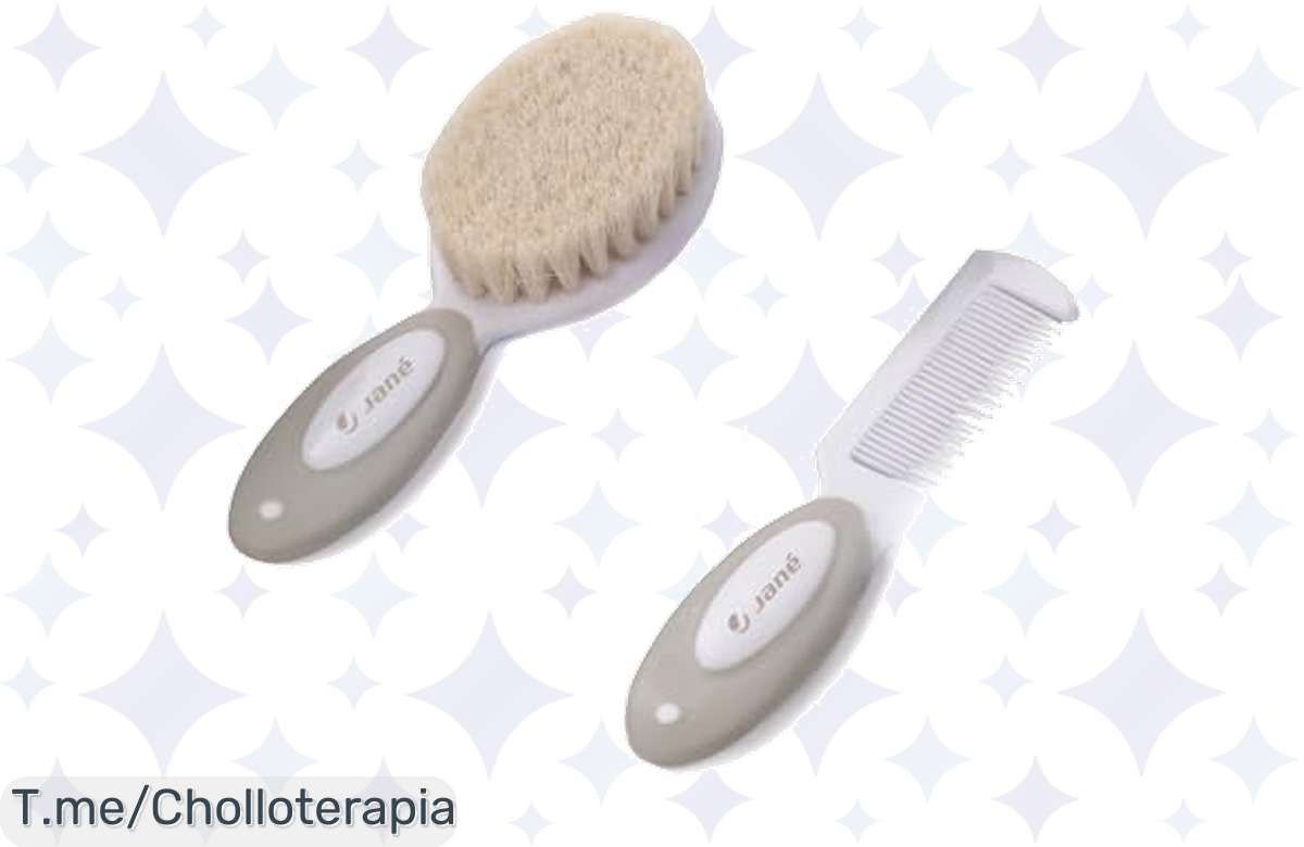 Set de Cepillo y Peine Jané: Cuida el cabello de tu bebé como nunca antes
