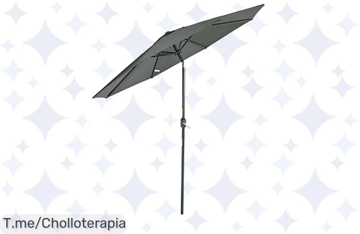 Sombrilla de jardín ajustable con protección UV 50+ a precio loco, un super chollo que no puedes dejar pasar. ¡Apresúrate, la oferta es limitada!