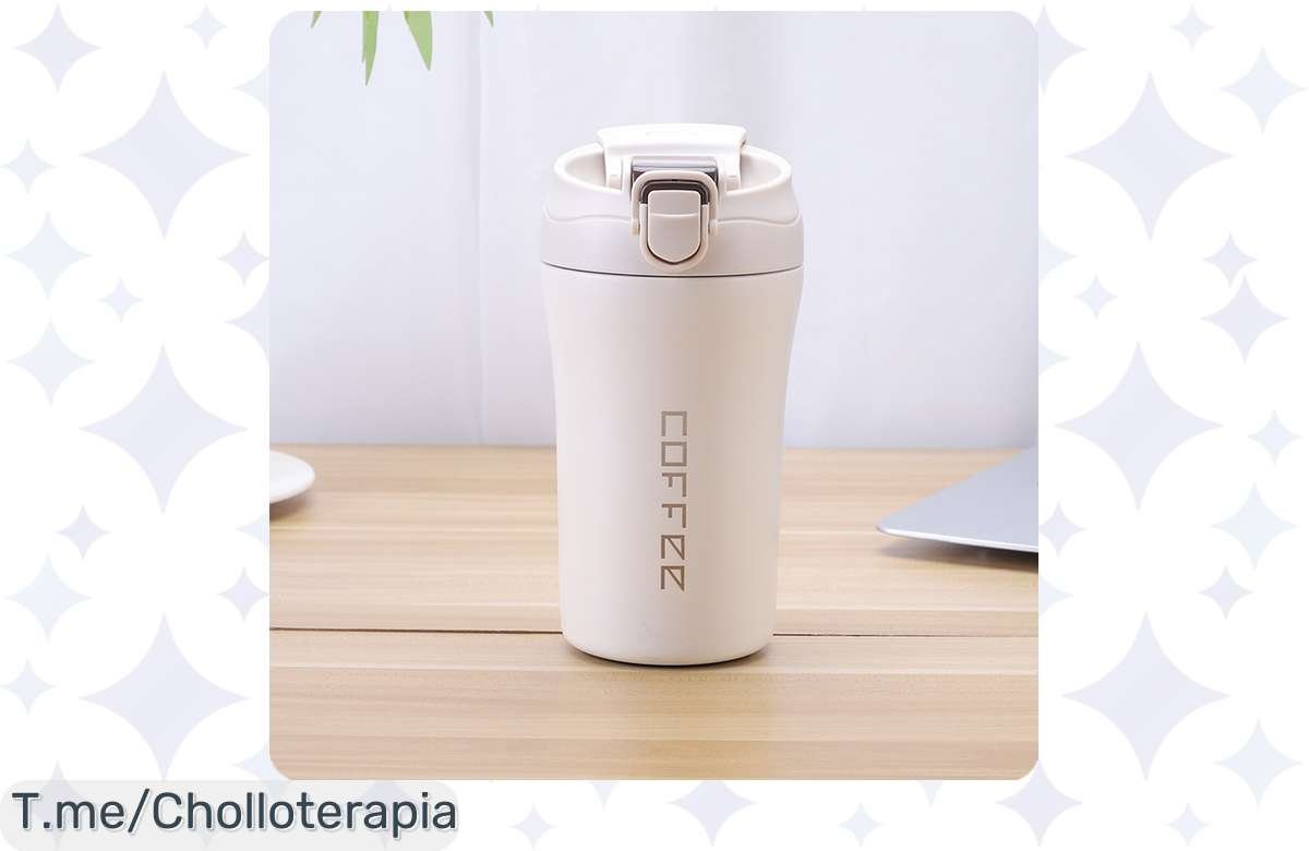 Taza de café portátil premium: aislamiento top y sin derrames, ¡cómprala ya a precio de ganga!