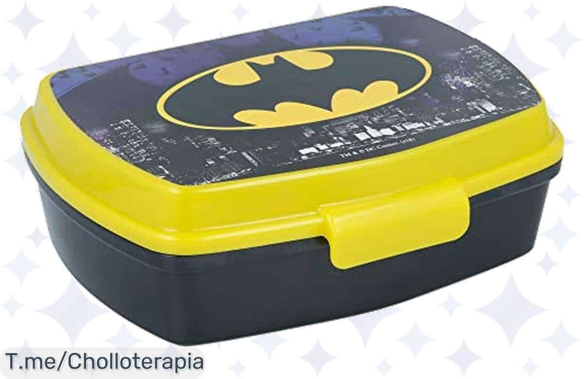 Transforma las meriendas con la fiambrera de Batman, reutilizable y sin BPA. ¡Aprovecha este super chollo y consigue la tuya antes de que se agote!