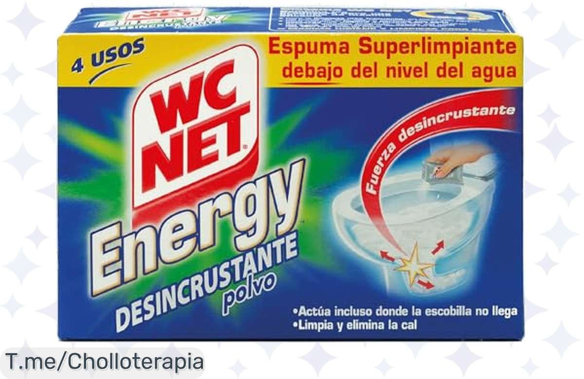 Transforma tu baño en minutos con Wc Net Energy Polvo ¡No te lo pierdas!
