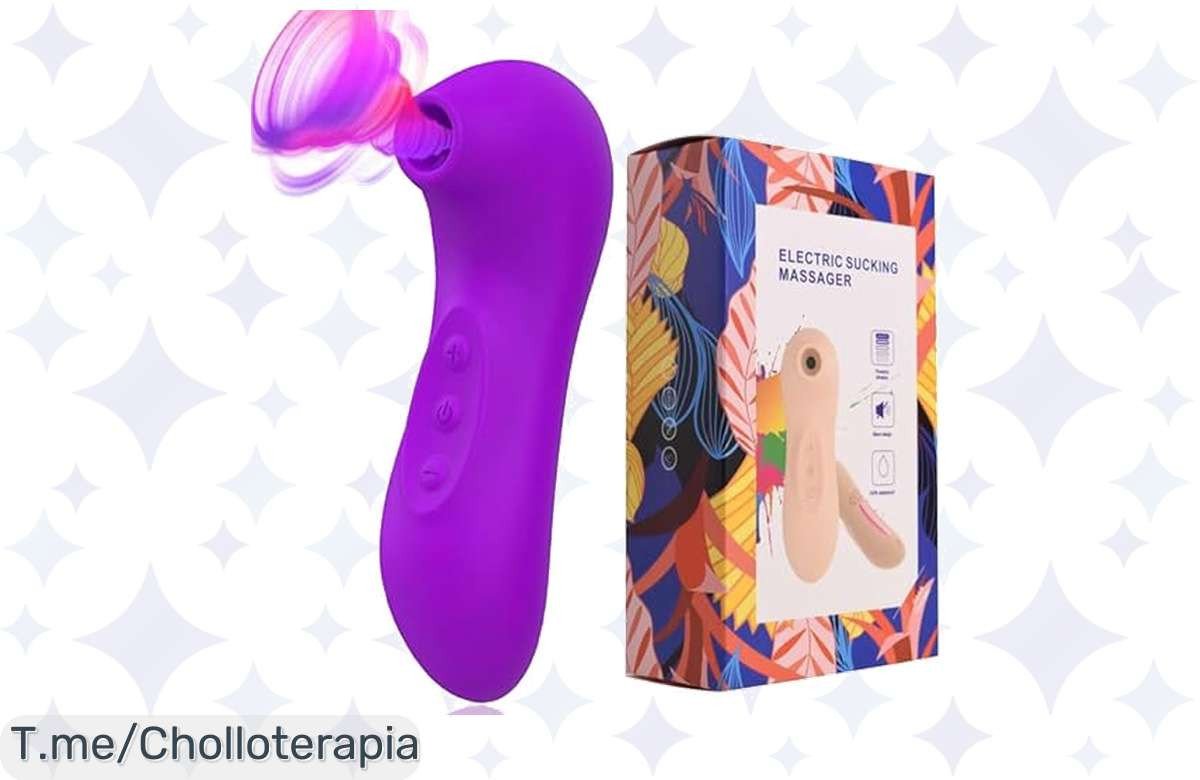 Transforma tu bienestar con el masajeador succionador de clítoris, 10 modos de placer y resistente al agua, ¡aprovecha este ofertón limitado y consíguelo ya!