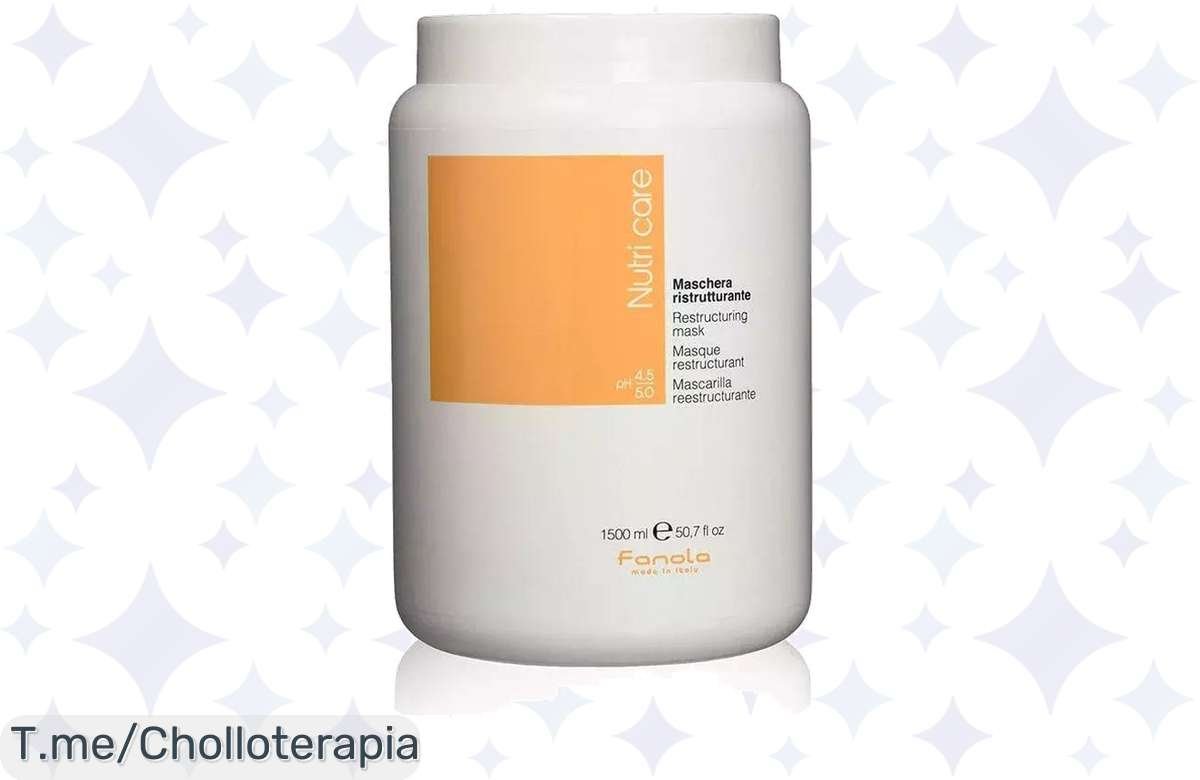 Transforma tu cabello dañado en una melena deslumbrante con la mascarilla Fanola reestructurante a un precio loco; ¡recupera suavidad y brillo ahora! Oferta limitada, actúa ya.