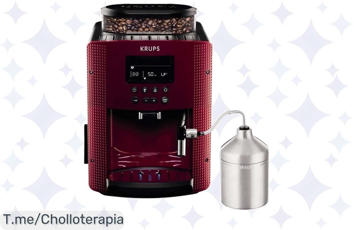 Transforma tu café con la Krups EA816570: la cafetera superautomática que brinda sabor irresistible y calidad. ¡Aprovecha este ofertón antes de que se agoten!