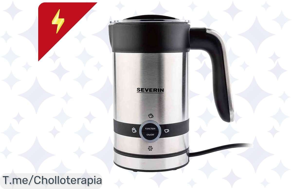 Transforma tu café en gourmet con el espumador de leche Severin, un super chollo que hará brillar tus desayunos. ¡Compra ahora y no te quedes sin el tuyo!