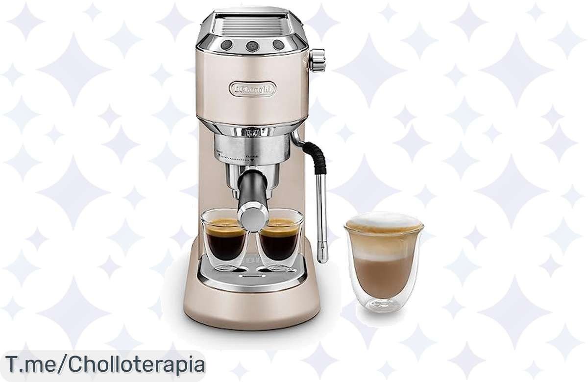 Transforma tu café en una obra maestra: ¡Chollazo en la De’Longhi Dedica Arte EC885.BG! Disfruta de espressos inútilmente deliciosos y sorprende a todos, ¡compra ya!