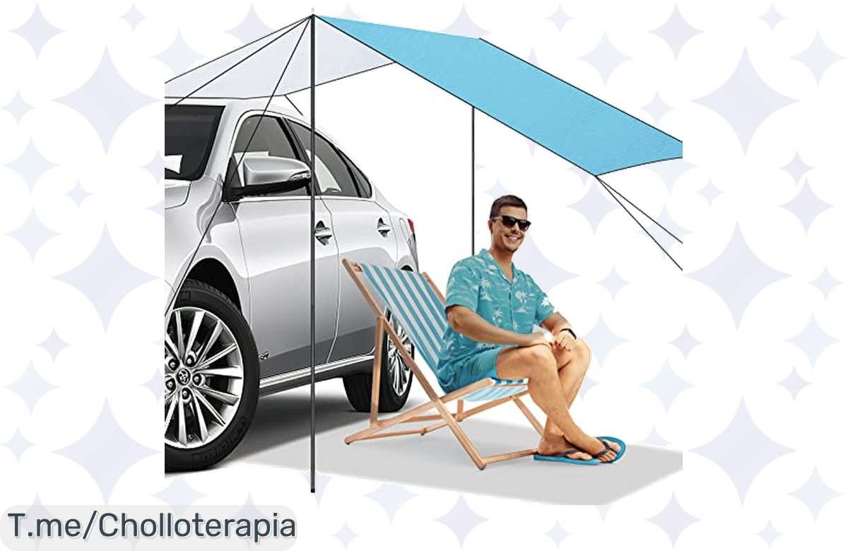 Transforma tu coche en el refugio perfecto con este toldo impermeable, ahora a un precio loco. ¡Aprovecha el descuentazo y compra ya antes de que se agote!