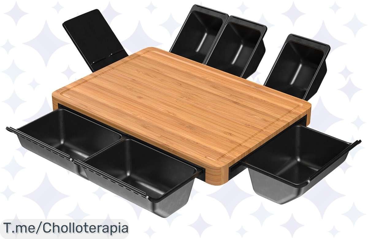 Transforma tu cocina con la tabla de cortar multifuncional, un super chollo que te brinda agilidad y limpieza. ¡Aprovecha esta oferta limitada y actúa ya!