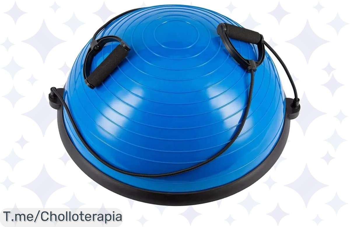 Transforma tu entrenamiento con el hemisferio de yoga ALLINLIFE, ¡la pelota de equilibrio que necesitas! Super chollo con descuento brutal, compra ahora antes de que se agoten.