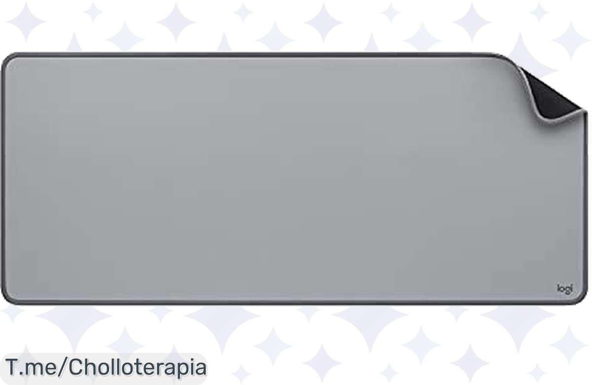 Transforma tu escritorio con el chollazo del Logitech Desk Mat, diseñado para un deslizamiento suave y silencioso. ¡Aprovecha esta oferta única antes de que desaparezca!