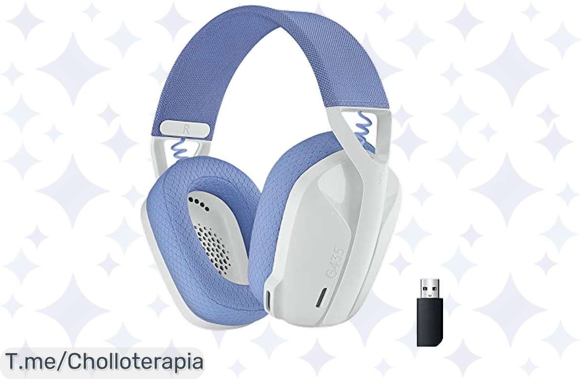 Transforma tu experiencia de juego con los Logitech G435: auriculares ultraligeros, 18 horas de sonido ininterrumpido y micrófono anti-ruido. ¡No dejes pasar este ofertón exclusivo!