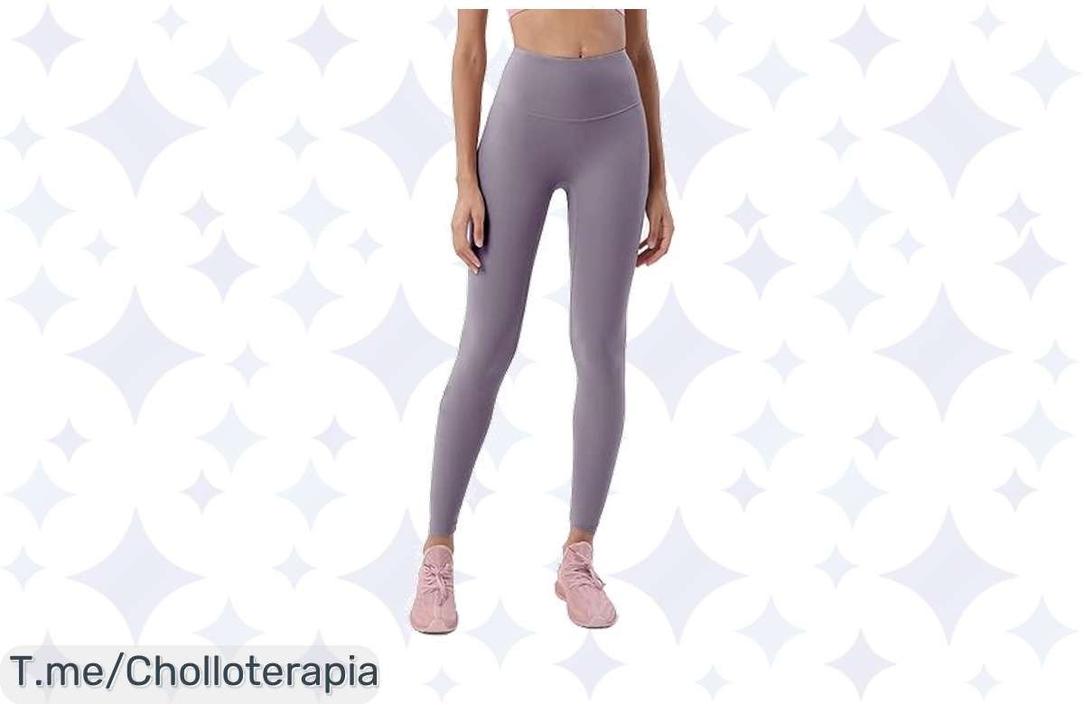 Transforma tu figura con nuestros leggings de cintura alta, el super chollo que estiliza tu silueta y resalta tus curvas. ¡Oferta limitada, compra ya y siente la diferencia!