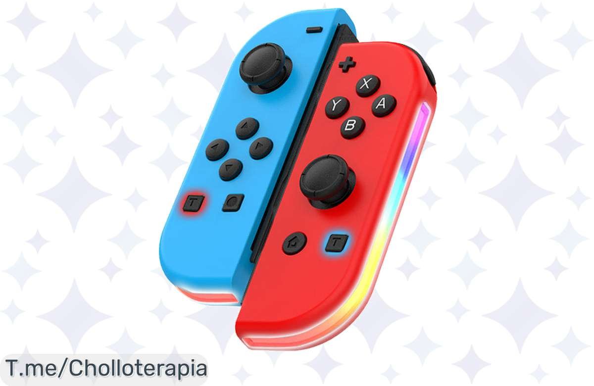 Transforma tu gaming con el Switch JoyPad inalámbrico, giroscopio de 6 ejes y compatible con yuzu. ¡Aprovecha este ofertón y siente la diferencia ya! ¡Compra ahora!