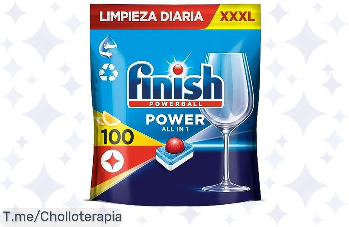Transforma tu higiene con Finish Powerball: limpieza brillante y ahorro de agua extraordinático. Aprovecha esta oferta enormemente única antes que se acabe.