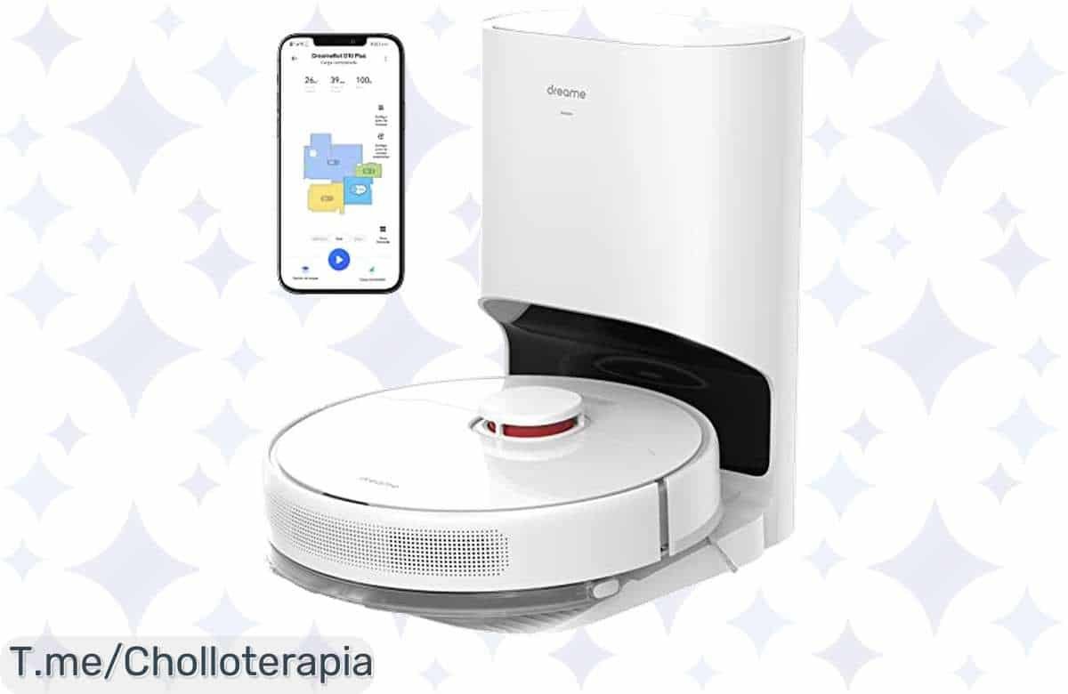 Transforma tu hogar con el Dreame D10 Plus, limpieza 2 en 1 y vaciado automático cada 45 días. No dejes pasar este super chollo y vive sin polvo ni preocupaciones, ¡actúa ya!