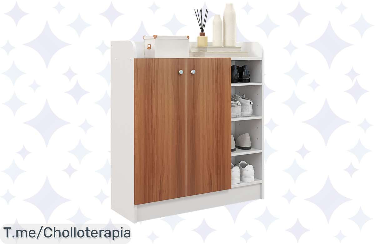 Transforma tu hogar con el armario zapatero HOMCOM: organización máxima para 12 pares y diseño elegante. No dejes escapar este ofertón, ¡compra ya y disfruta de un hogar chic!