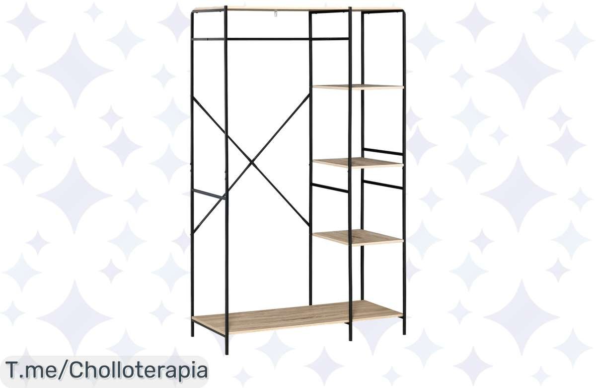 Transforma tu hogar con el perchero HOMCOM: ¡un super chollo de madera natural que organiza y embellece tu espacio! Aprovecha este ofertón antes de que se agote.