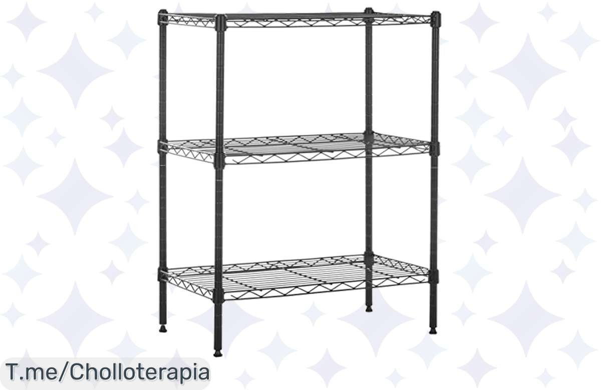 Transforma tu hogar con la estantería Amazon Basics: ¡Súper chollo de 3 baldas ajustables que soportan hasta 340 kg! Aprovecha esta oferta increíble y compra ya antes de que se agote.
