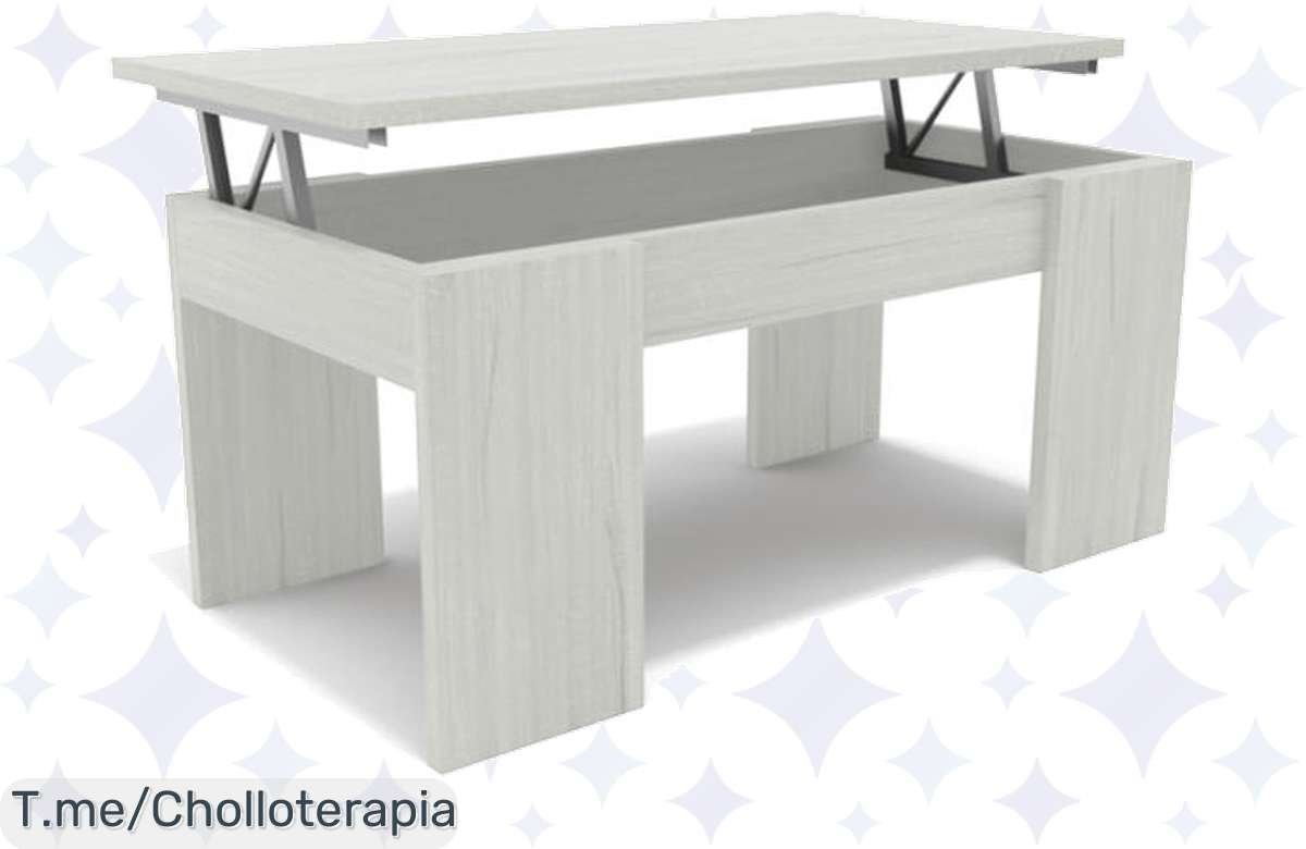 Transforma tu hogar con la mesa de centro elevable más estable del mercado y disfruta de momentos inolvidables. ¡Aprovecha este chollo único antes de que se agote!