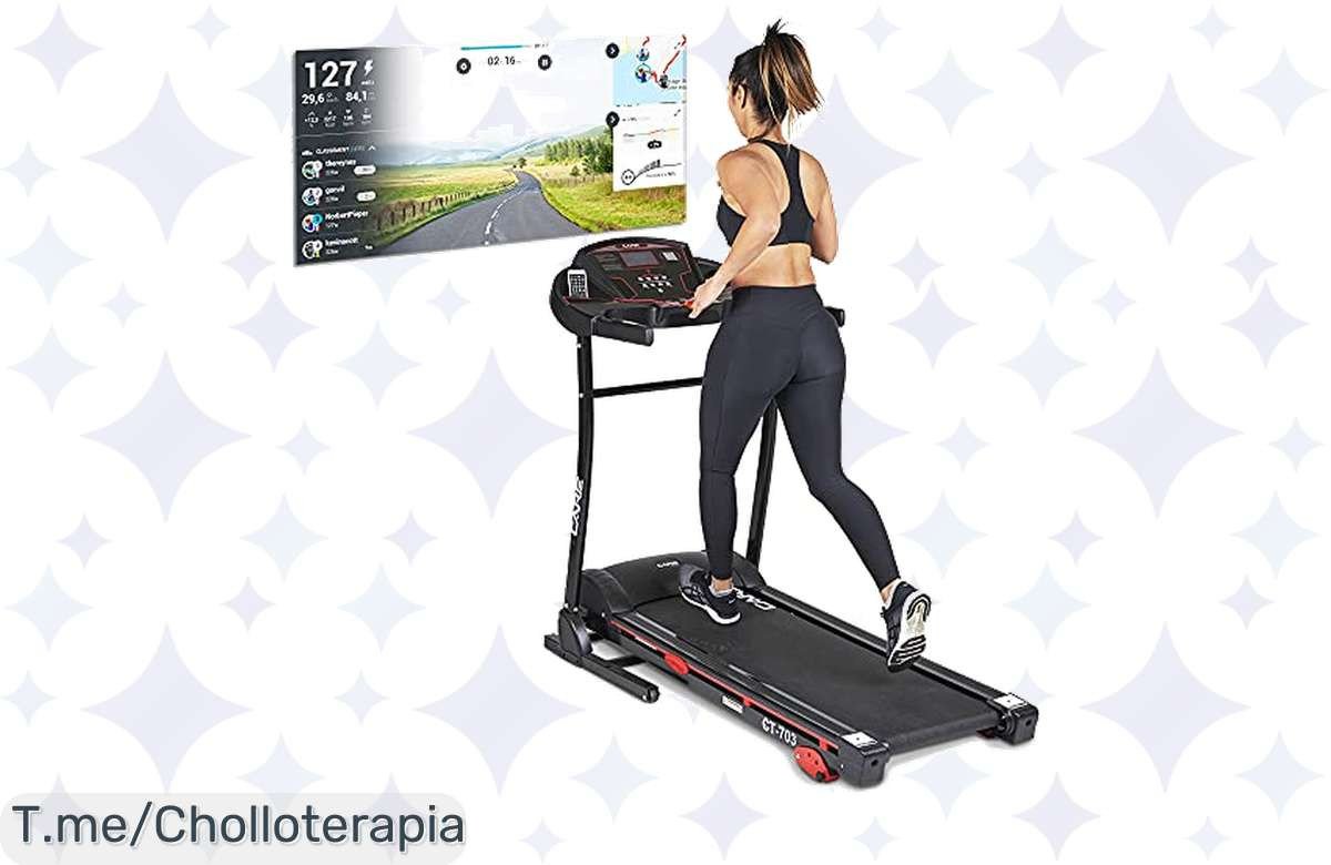 Transforma tu hogar en un gimnasio con la Care Fitness CT703: corre hasta 16 km/h y disfruta de 18 programas de entrenamiento. Aprovecha este super chollo y empieza a entrenar hoy.