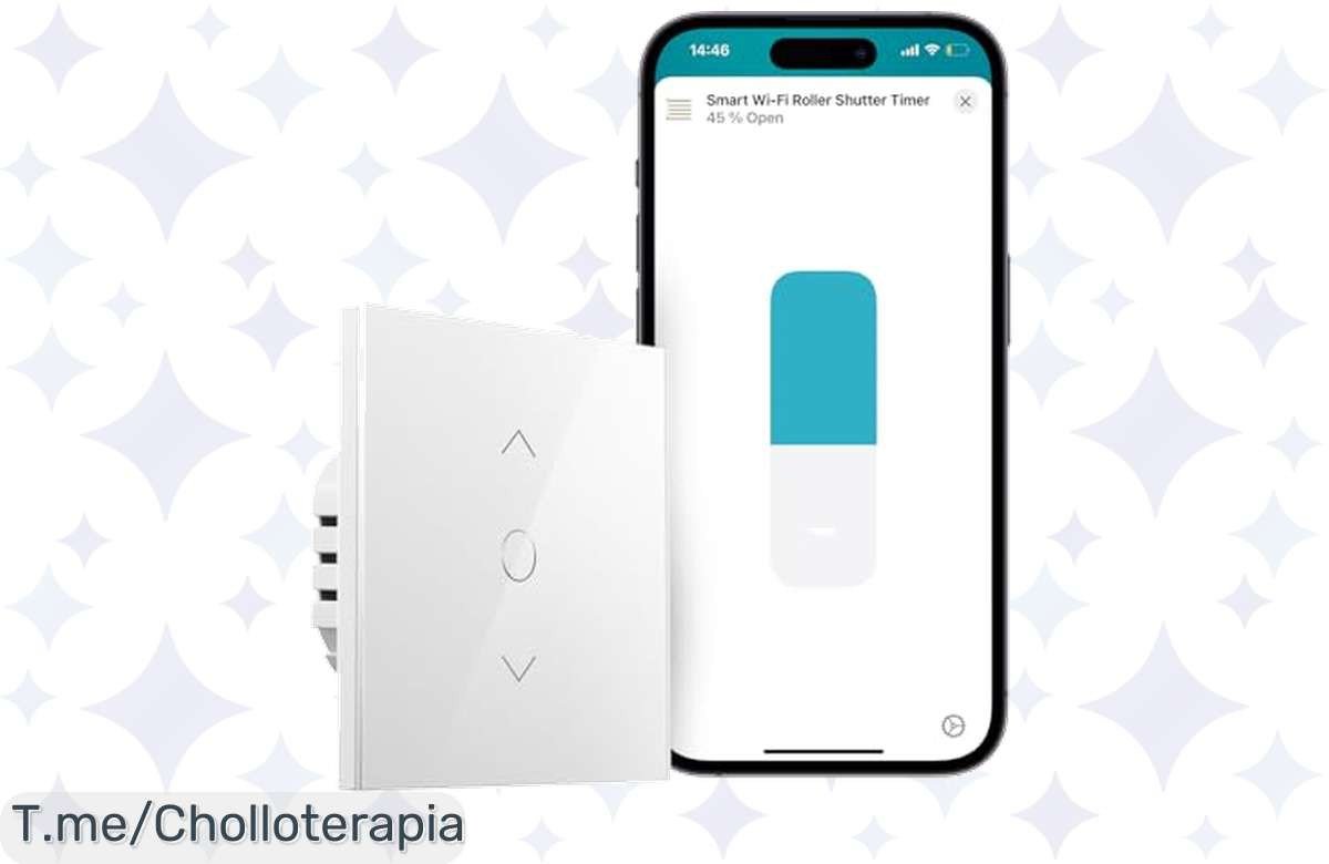 Transforma tu hogar en un paraíso inteligente con el Meross Interruptor de Cortina, controla tus persianas con voz y haz tu vida más fácil. ¡Aprovecha este ofertón antes de que se agote!