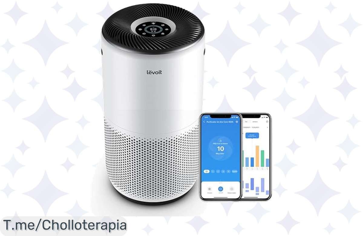 Transforma tu hogar en un refugio de aire puro con el LEVOIT y elimina el 99.97% de alérgenos en 12 minutos. ¡Aprovecha este super chollo y respira sin preocupaciones ya!