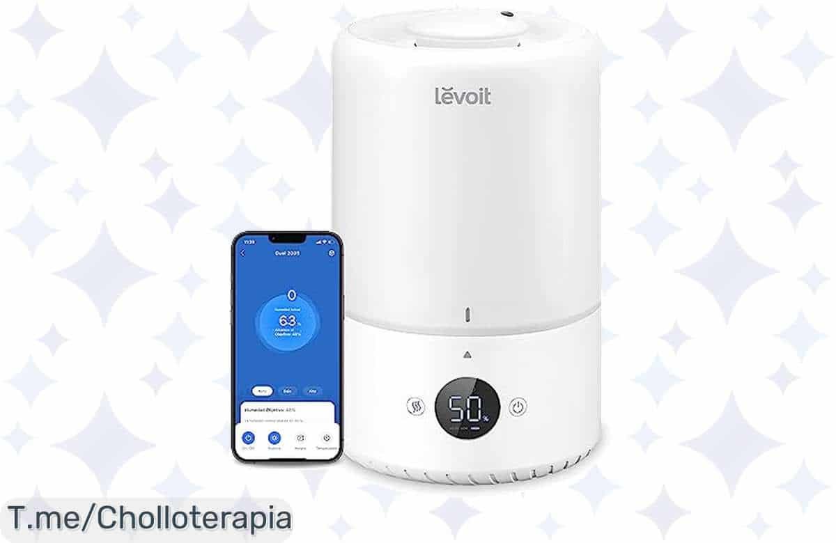 Transforma tu hogar en un refugio saludable con el LEVOIT humidificador: disfruta de un descanso reparador y bienestar para tu bebé a un precio loco, ¡aprovecha la oferta limitada ahora!