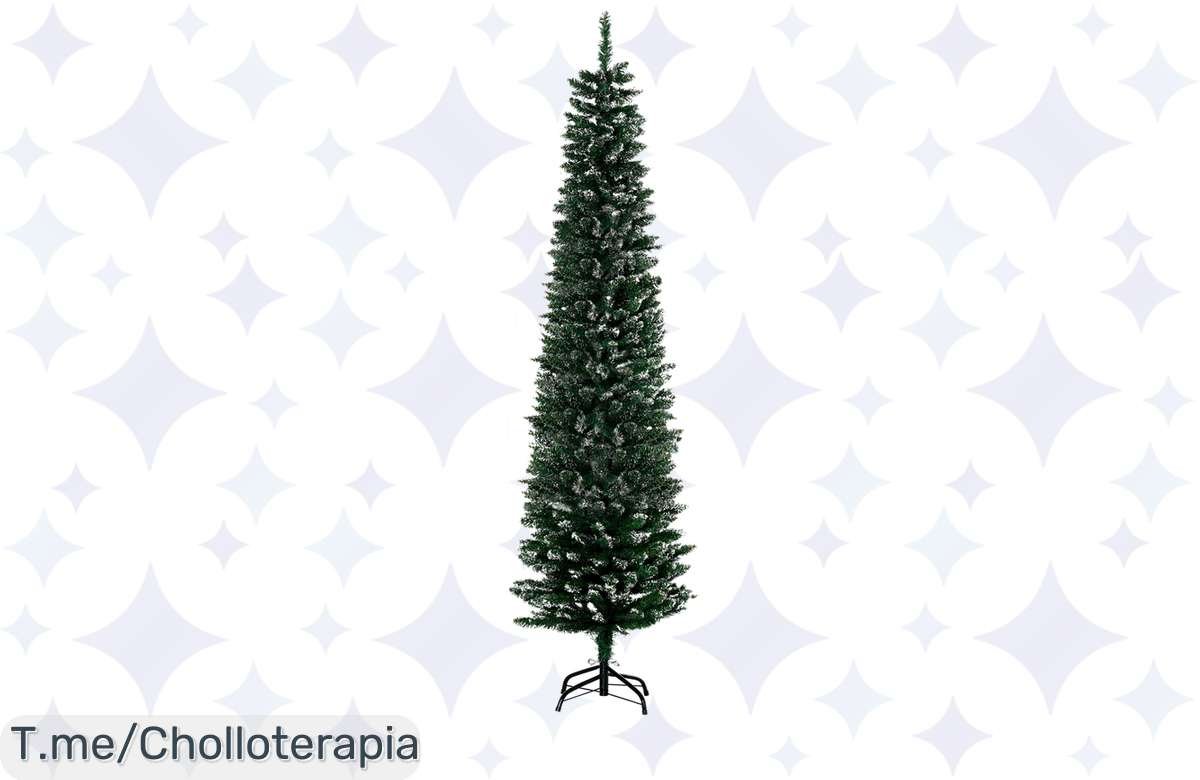 Transforma tu hogar estas fiestas con el árbol de Navidad HOMCOM de 190 cm, 570 ramas para brillar en estas fiestas. ¡No dejes pasar este super chollo, actúa ya!