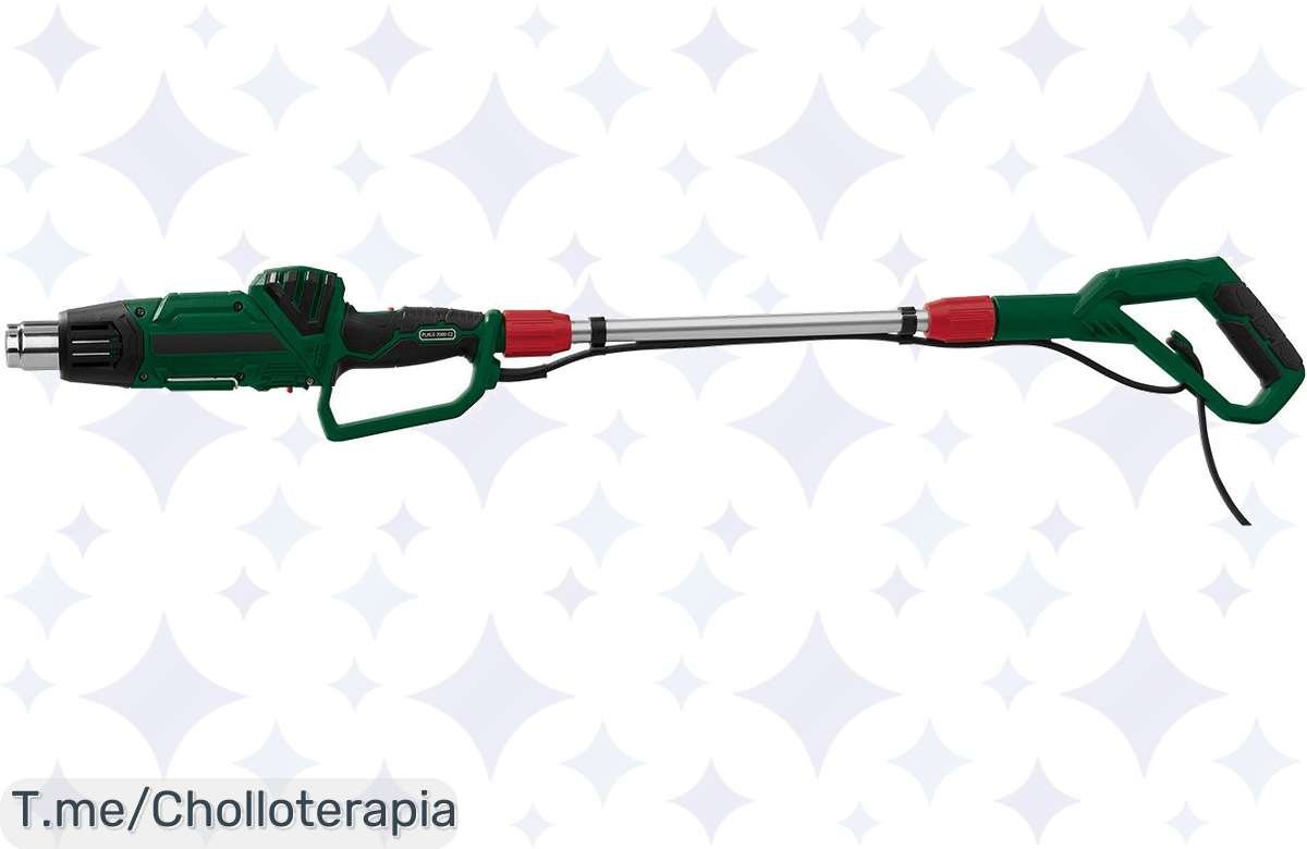 Transforma tu jardín con el soplador de aire caliente 2000 W, un super chollo para eliminar malas hierbas que no puedes dejar pasar. ¡Consíguelo antes que se agote!