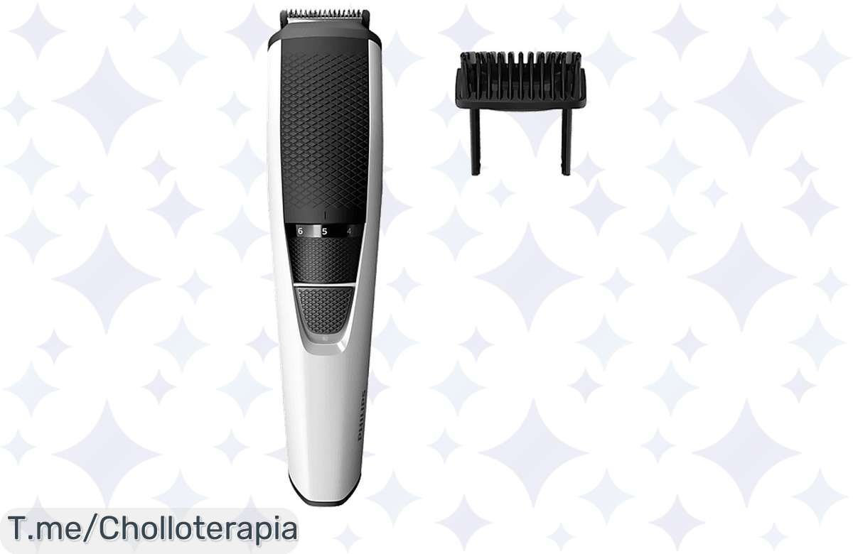 Transforma tu look con el barbero Philips S3000, ¡super chollo con 10 posiciones y 45 min de autonomía! Aprovecha este ofertón y luce impecable, compra ya antes que se agote.
