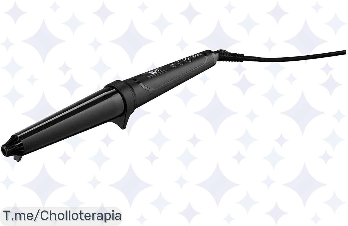 Transforma tu look con el rizador cónico Rita Ora, un ofertón único que te da un peinado impecable y brillante. ¡No dejes pasar este super chollo, corre y cómpralo ya!