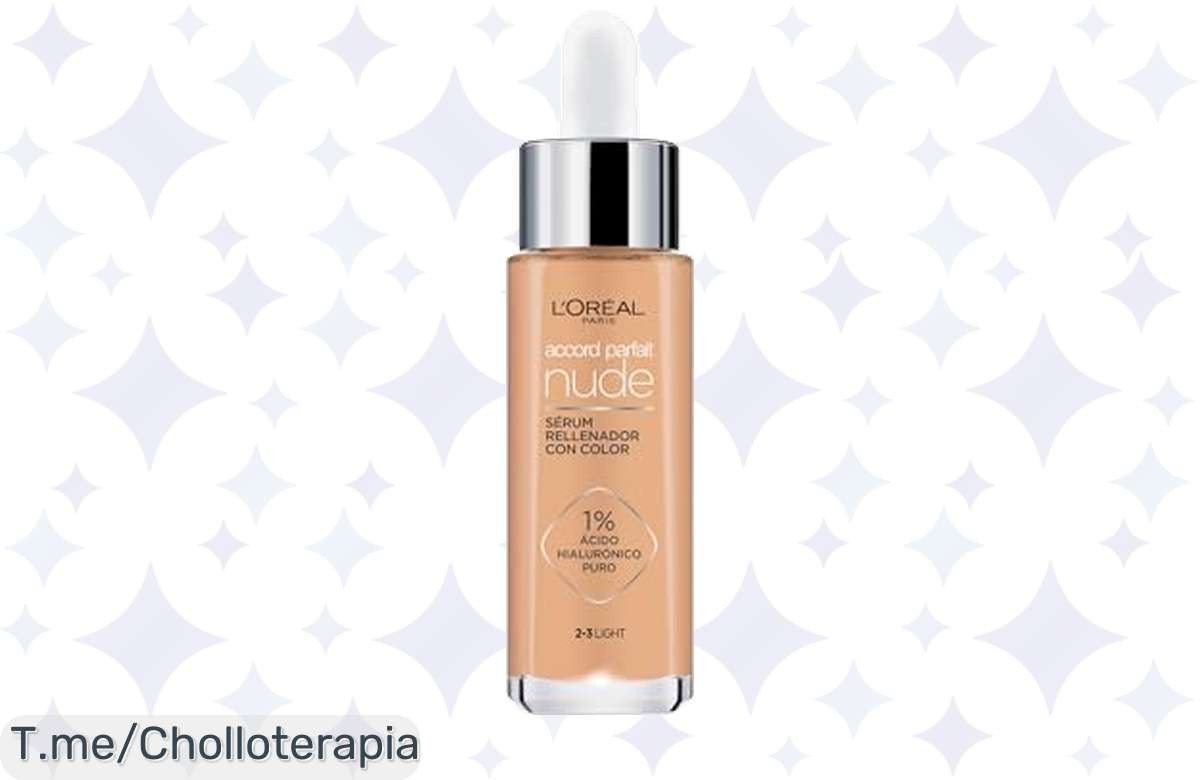 Transforma tu look con el super chollo de L’Oreal Paris: Maquillaje Sérum Con Color que ilumina y cuida tu piel. ¡Este ofertón es único y se va volando! ¡Compra ya!