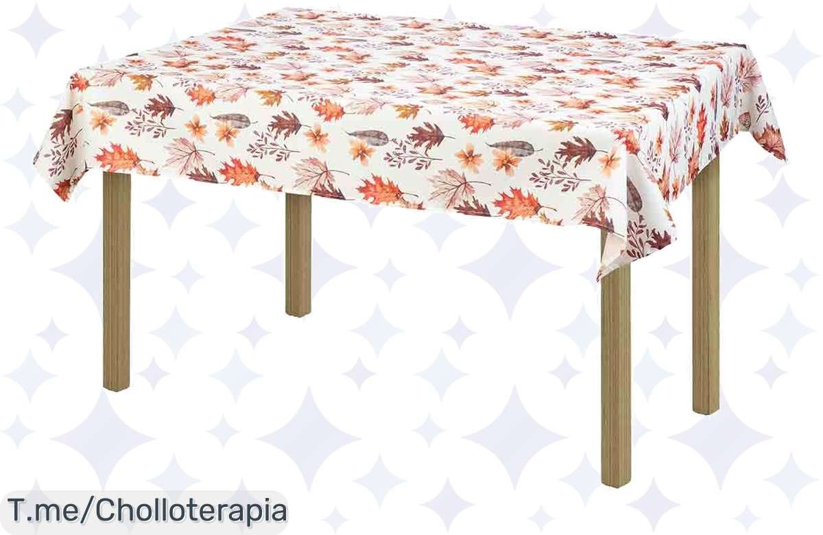 Transforma tu mesa con nuestro mantel 130 x 170 cm, ¡ofertón único para protegerla de manchas y dar un toque especial! No te lo pierdas, compra ya el tuyo y cuida tu mesa.