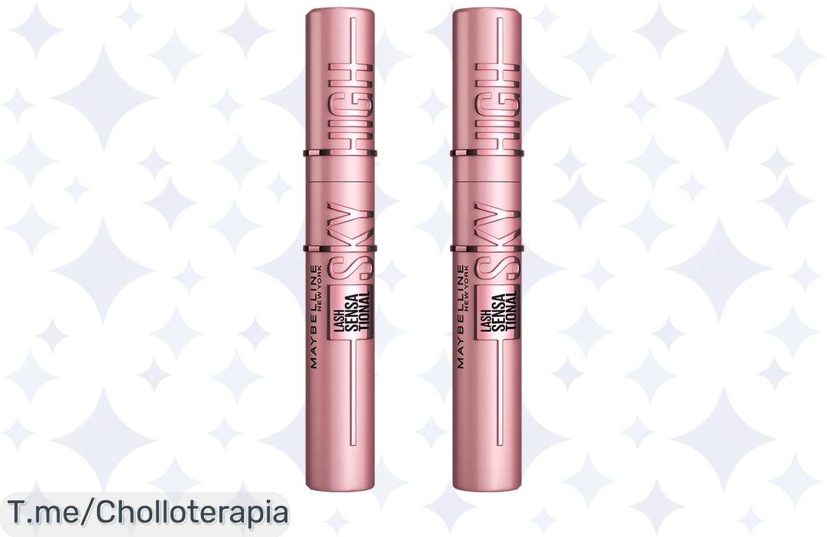 Transforma tu mirada con el pack dúo de Máscara de Pestañas Lash Sensational Sky High a un precio loco, ¡ofertón limitado para que deslumbres con pestañas irresistibles!